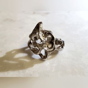 Size 6.25 Brutalist Silver Ring 💍